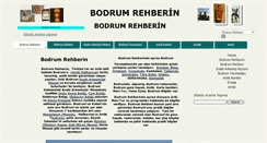 Desktop Screenshot of bodrumrehberin.com