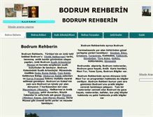 Tablet Screenshot of bodrumrehberin.com